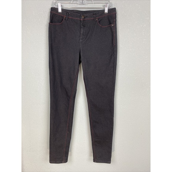 RAPHA CYCLING Jeans Women's‎ 32x29 Black Red Stitching Commuter Stretch - Picture 1 of 14